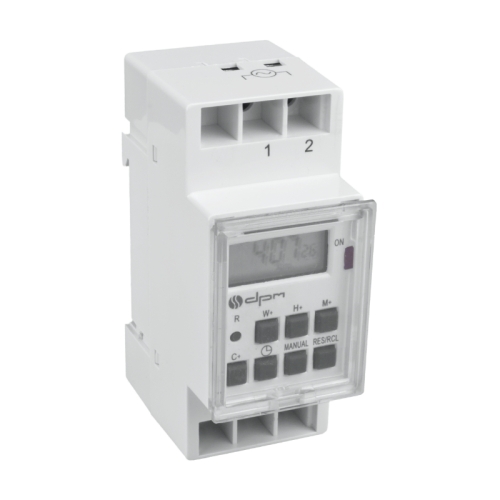 Digitalni programator vremena za montažu na šinu DPM DT20