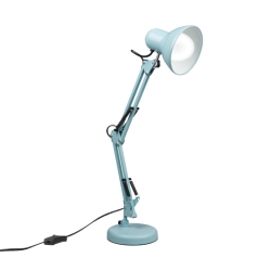 Sklopiva stolna lampa, E27, plava DPM DTL002BL
