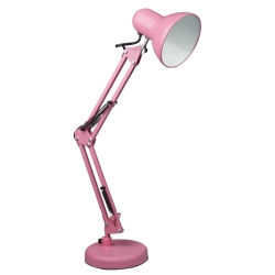 Sklopiva stolna lampa, E27, ružičasta DPM DTL002P