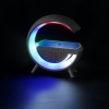 Zvučnik RGB LED Bluetooth s bežičnim punjačem, bijeli DPM DTL301W