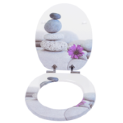 WC daska MDF WHITE ROCKS SOFTCLOSE GATLIN GTBAS-TS-MDF08WR