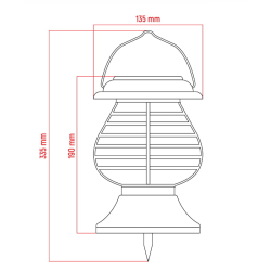 Solarna svjetiljka protiv insekata 2/1 DPM MKE011