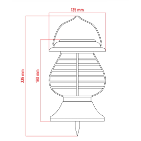 Solarna svjetiljka protiv insekata 2/1 DPM MKE011