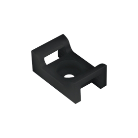 Držač kabelskih vezica, s vijcima, 22x16mm crni DPM OPU2216B