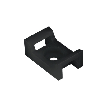 Držač kabelskih vezica, s vijcima, 22x16mm crni DPM OPU2216B