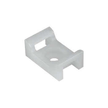 Držač kabelskih vezica, s vijcima, 22x16mm bijeli DPM OPU2216W