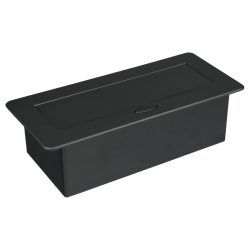 Izvlačna utičnica 3 x schuko crna DPM PFS1301