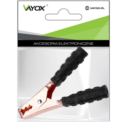 Krokodilke za paljenje (start) automobila 200A crne VA0252B