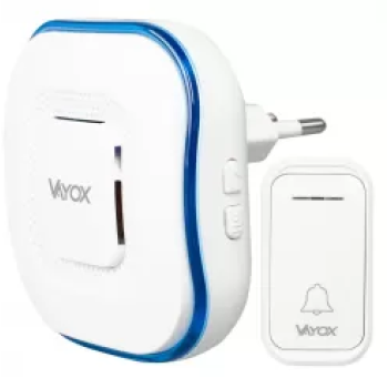 Zvono za vrata bežično 110-220V / tipka na baterije bijela VA0266