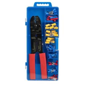 Kliješta za priključke kabelskih krajeva + set priključaka (93 kom) VAYOX VA0377