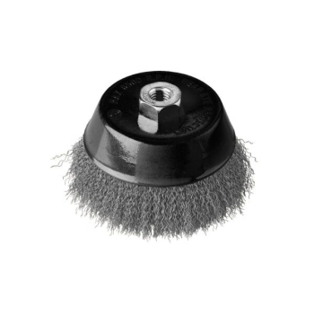 M14 lončasta četka za brusilicu, prešana žica 80mm tvrda VERKATTO VR-6282