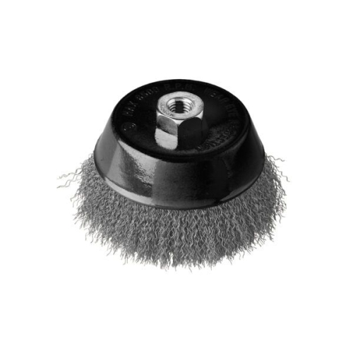 M14 lončasta četka za brusilicu, prešana žica 100mm tvrda VERKATTO VR-6283