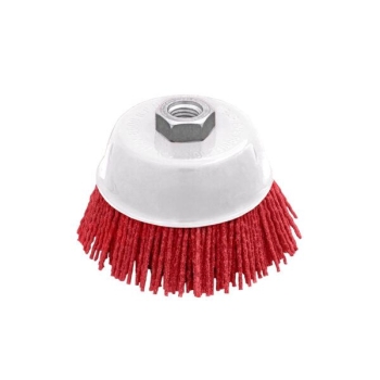 M14 lončasta četka za brusilicu, najlon žica 100mm mekana VERKATTO VR-6291