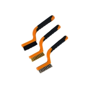 Ručna četka s plastičnom drškom 180mm MIDI set od 3 četke VERKATTO VR-6512