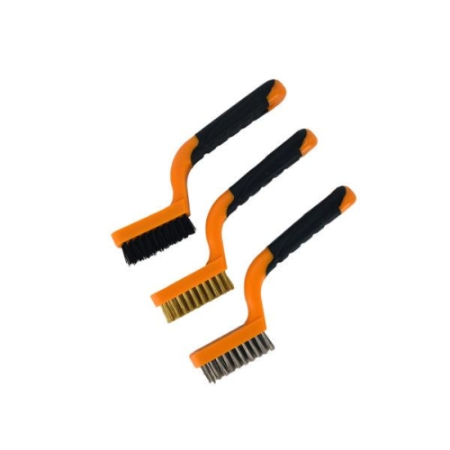 Ručna četka s plastičnom drškom 180mm MIDI set od 3 četke VERKATTO VR-6512