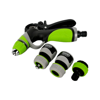 Podesivi pištolj za prskanje V-PLUS ALU s kompletom priključaka 1/2” VERKATTO VR-7173