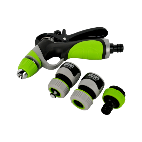 Podesivi pištolj za prskanje V-PLUS ALU s kompletom priključaka 1/2” VERKATTO VR-7173