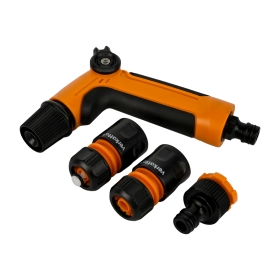 Podesivi pištolj za prskanje s kompletom priključaka 1/2” VERKATTO VR-7177