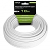Kabel koaksijalni RG6U Cu 1,02mm 10m bijeli VAYOX PCC102-10