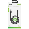 Kabel USB - Lightning USB 120W 3A 1m quick charge crna VA0120 Kabel USB - Lightning USB 120W 3A 1m quick charge crna VA0120