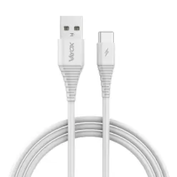 Kabel USB-USB Type C 2m bijeli VA0289