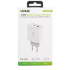 Punjač USB-A + USB-C 45W Quick charge bijeli VA0455 Punjač USB-A + USB-C 45W Quick charge bijeli VA0455