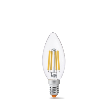 Žarulja LED 6W 3000K 880lm E14 C37F IP20 filament VIDEX VL-C37F-06143
