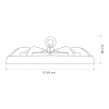 Industrijska svjetiljka 150W 3CCT 16500lm 220V HighBay bijela VIDEX VL-HBe04-150CW Industrijska svjetiljka 150W 3CCT 16500lm 220V HighBay bijela VIDEX VL-HBe04-150CW