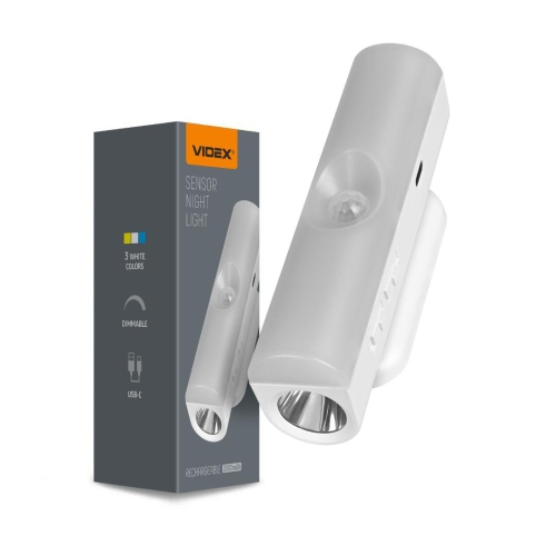 Prijenosno punjivo LED svijetlo 3/1 prigušivo sa senzorom i magnetom VIDEX VL-NL108W