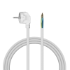 Kabel za kućanske uređaje, s kutnim utikačem, 3 x 1 mm2, bijeli, 5 m DPM DIC4250