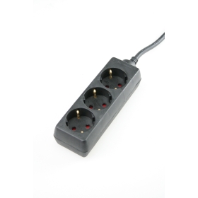 Razvodnik 3-smjerni 3m crni 11332