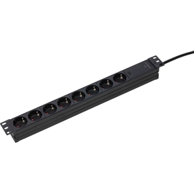 Razdjelnik 19" 8-smjerni crni 18190