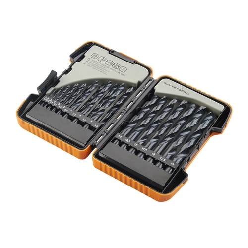 HSS Spiralna svrdla za čelik set 1–13 mm x 0,5 mm 25szt VERKATTO VR-3702 HSS Spiralna svrdla za čelik set 1–13 mm x 0,5 mm 25szt VERKATTO VR-3702