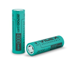 Lithium-ion baterija VIDEX 21700 4000mAh without protection bulk/1pc 