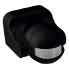Senzor pokreta PIR 180° crni IP44 DPM MS002