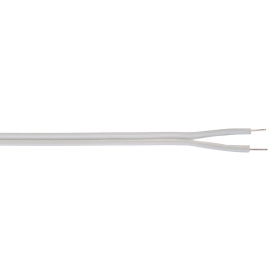 PVC dvostruki kabel 5m bijeli 30050