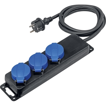 Produžni kabel 1,5m s 3-strukom utičnicom 38601