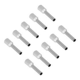 Izolirani konektor s bakrenom čahurom 8 mm, 0,5 mm2, bijeli, 10 kom. DPM BMR1-0050-08