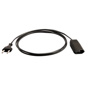 Produžni kabel euro 2m crni 50102