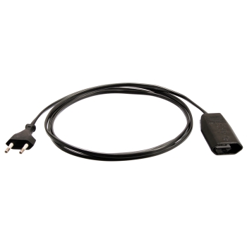 Produžni kabel euro 2m crni 50102
