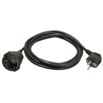 Produžni kabel 5m crni 50512