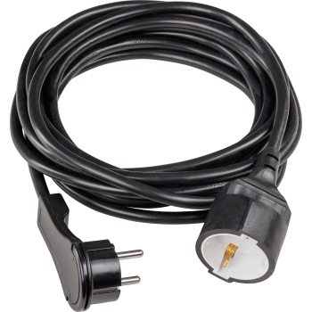 Produžni kabel 5m crni 50522