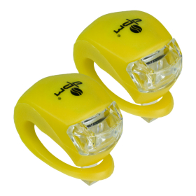 SET silikonskih svjetala za bicikl 2kom DPM SP0501