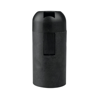 Grlo za žarulju E14 termoplastika crno DPM BME1403B