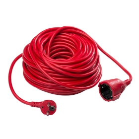 Produžni kabel 50m crveni 60359