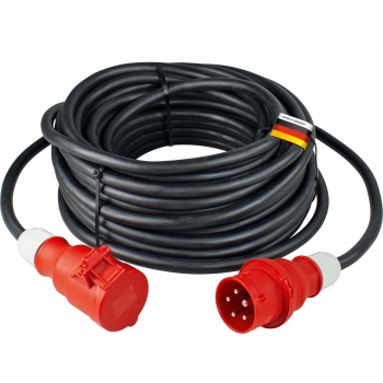 Produžni kabel CEE 10m crni 61010