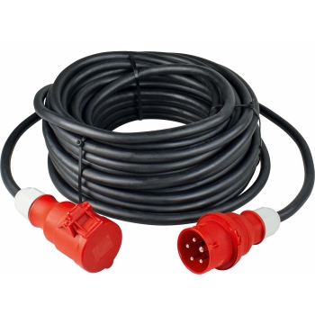 Produžni kabel CEE 1,6 m crni 61097