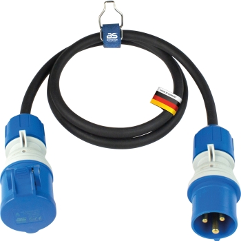 Produžni kabel CEE 1,5m crni 61402