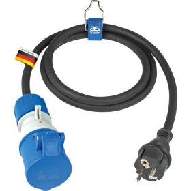 Produžni kabel CEE 1,5 m crni 61406
