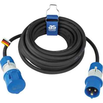 Produžni kabel CEE 10m crni 61407